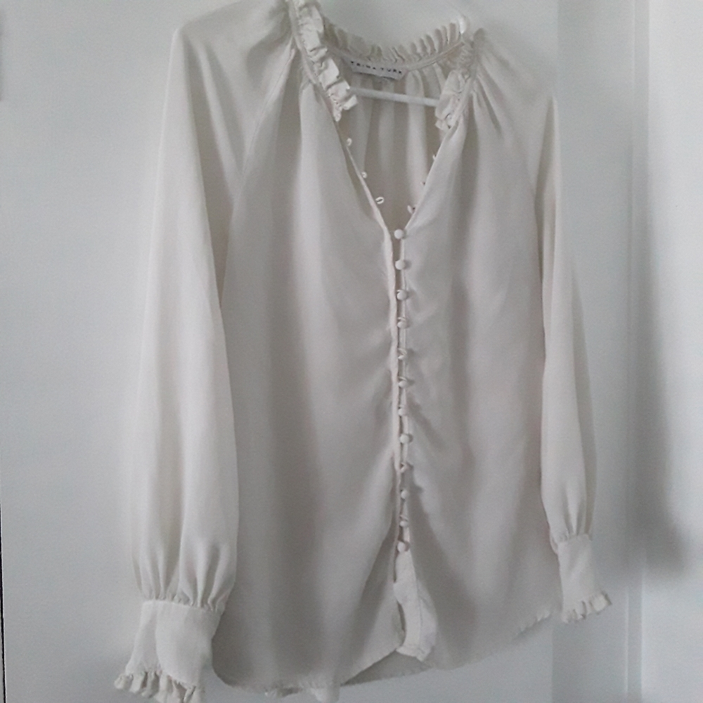 Trina Turk Silk Blouse - Picture 8 of 8